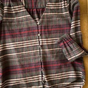 SOLD -Madewell striped blouse